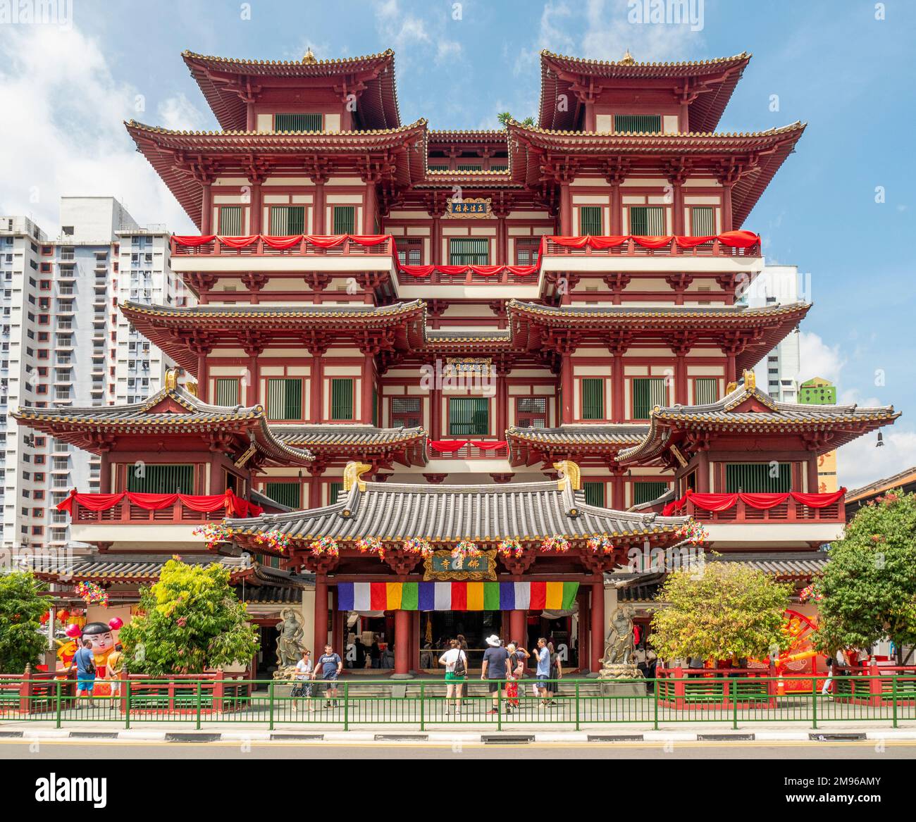 Buddha Tooth Relic Temple and Museum South Bridge Road Chinatown Singapur Stockfoto