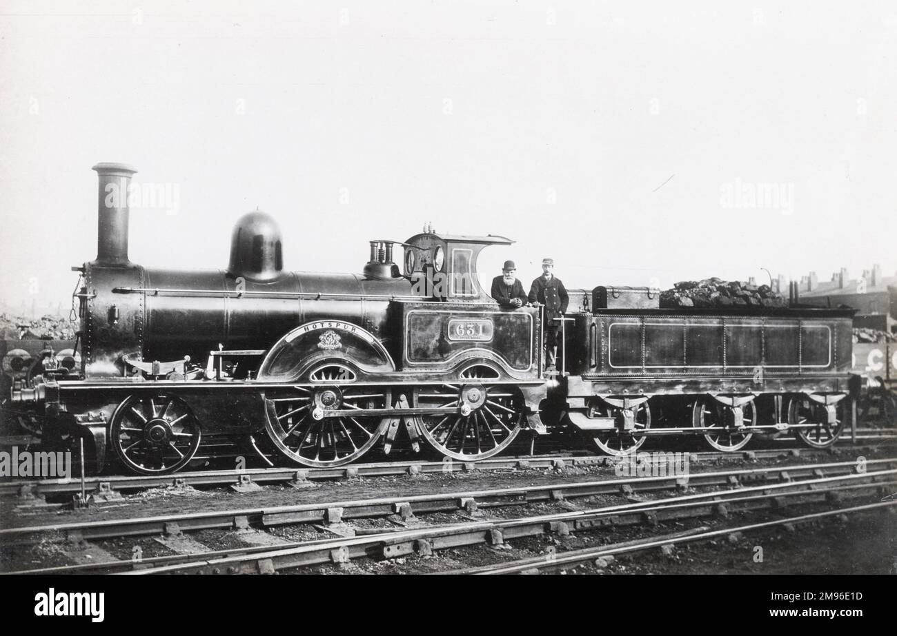 Lokomotive Nr. 631 „Hotspur“ Stockfoto