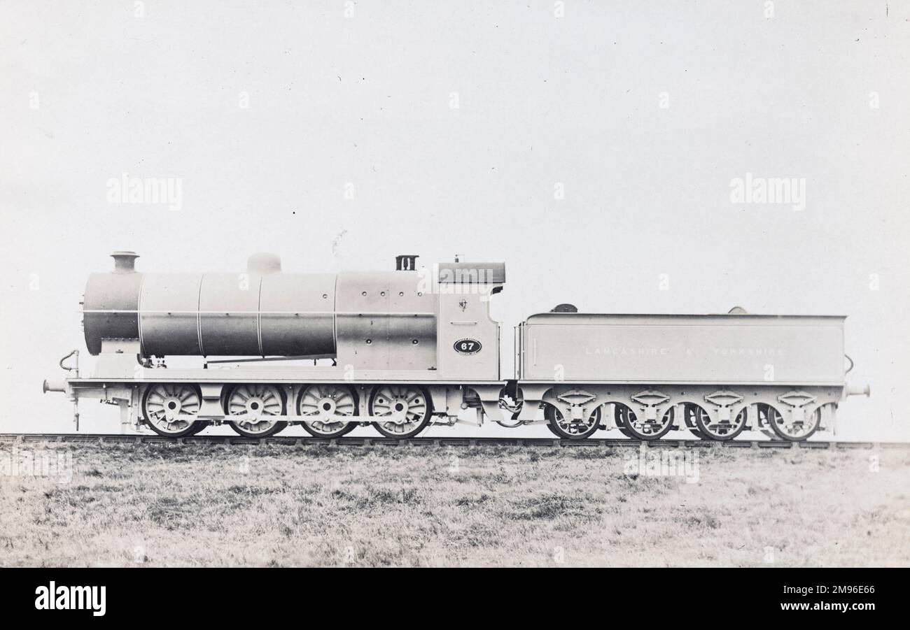 Lokomotive Nr. 67 8 gekoppelter Motor Stockfoto