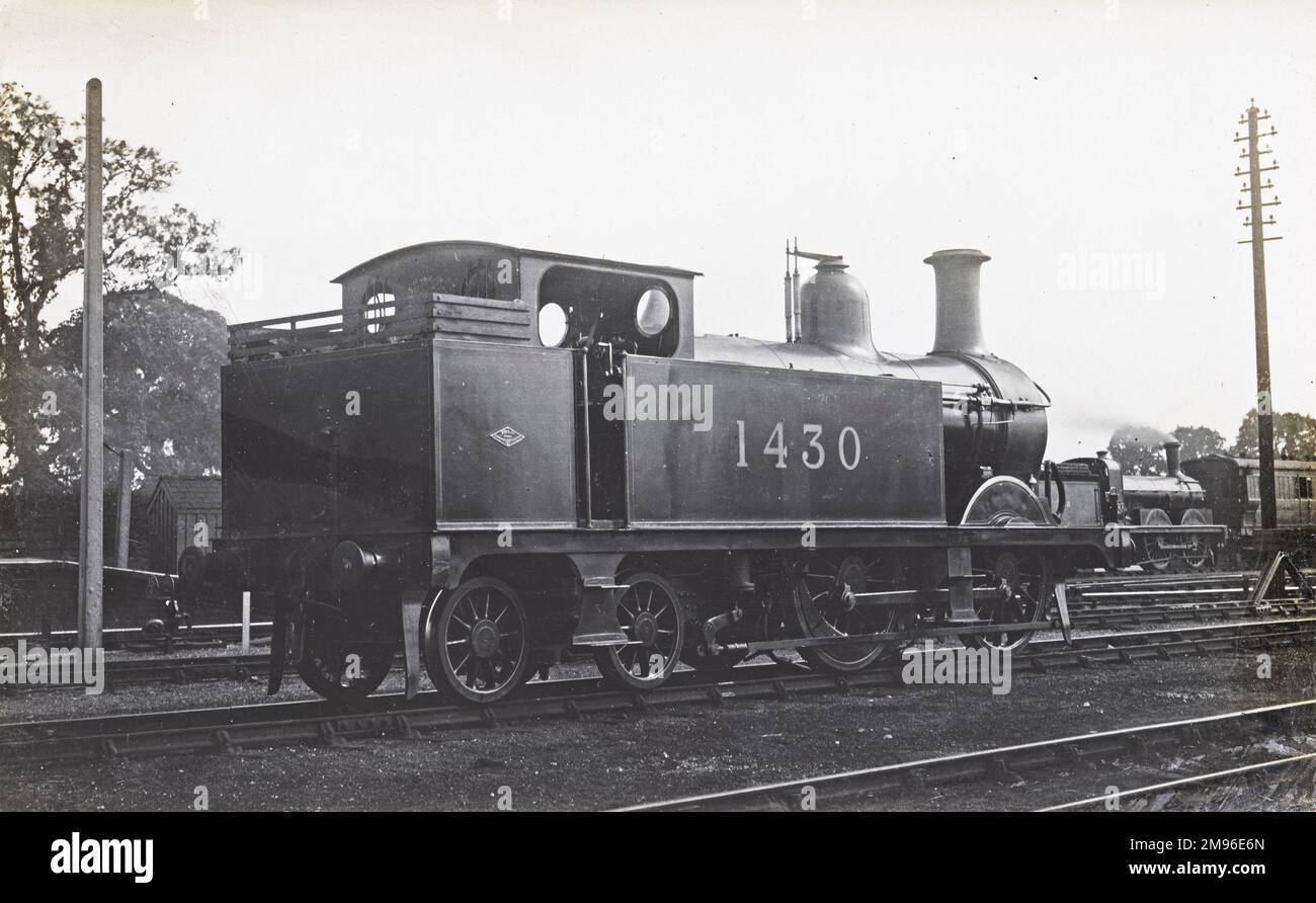 Lokomotive Nr. 1430 0-4-4-Motor Stockfoto
