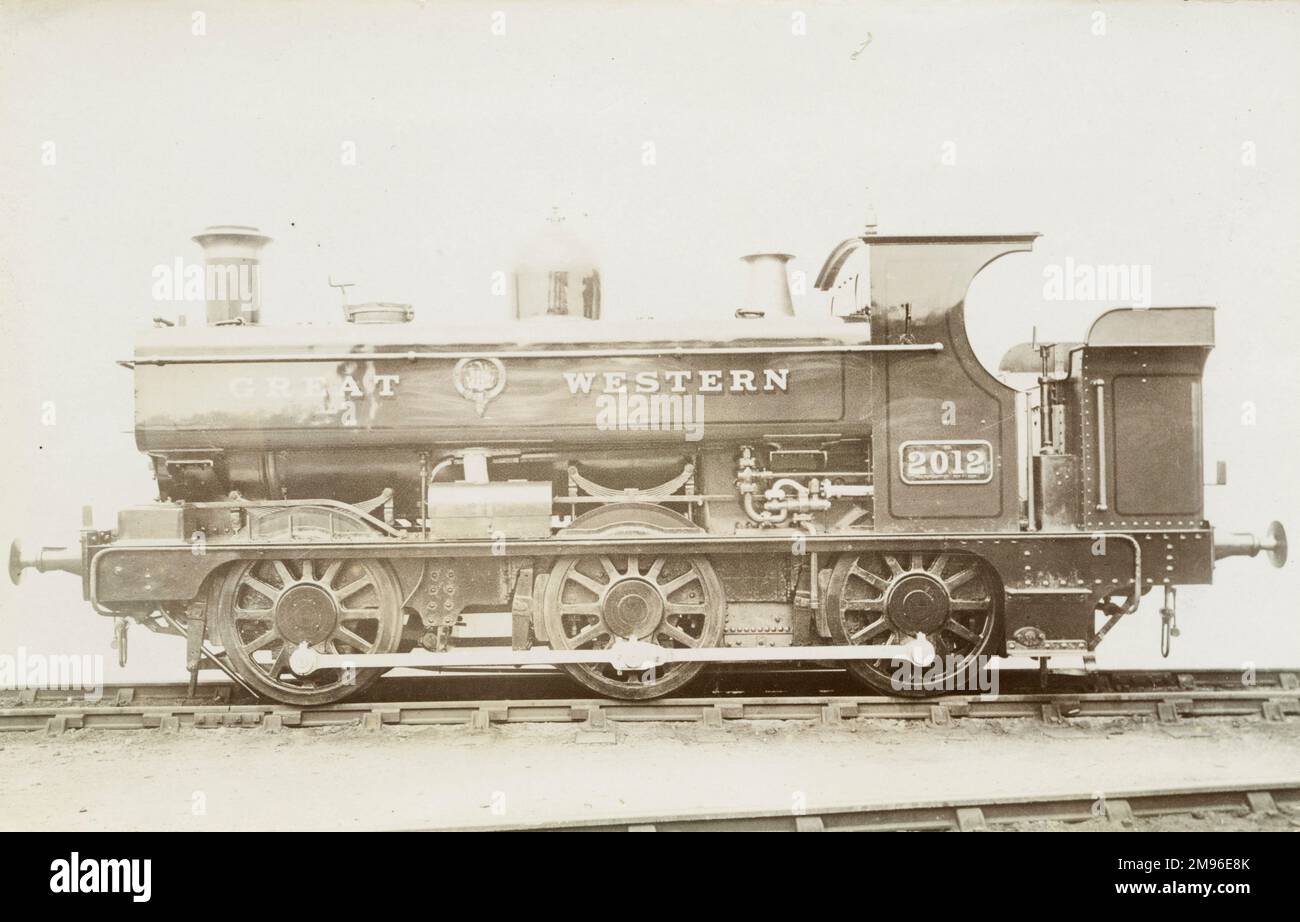 Lokomotive Nr. 2012 0-6-0-Tankmotor Stockfoto