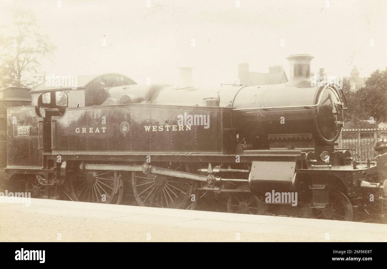 Lokomotive Nr. 2225 4-4-2 Stockfoto