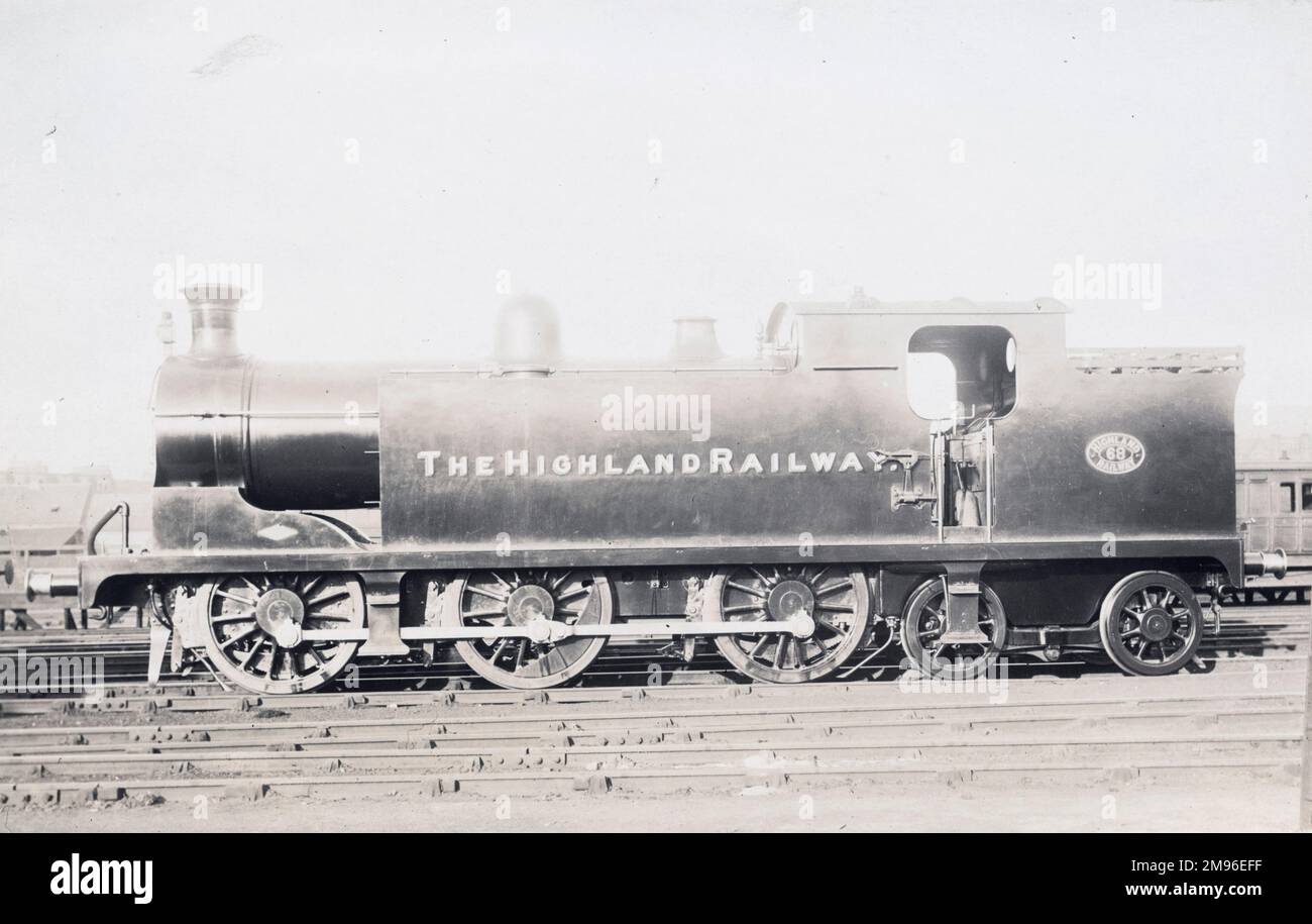 Lokomotive Nr. 68 0-6-4 Stockfoto