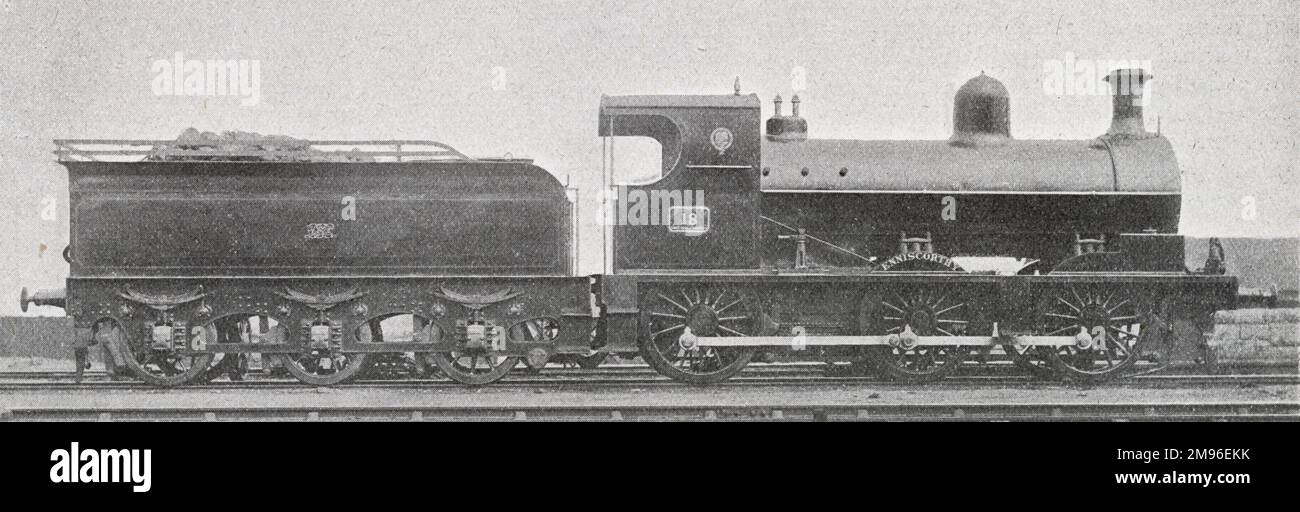 Lokomotive Nr. 18 "Enisscorthy", 6-gekoppelte Güterlokomotive Stockfoto
