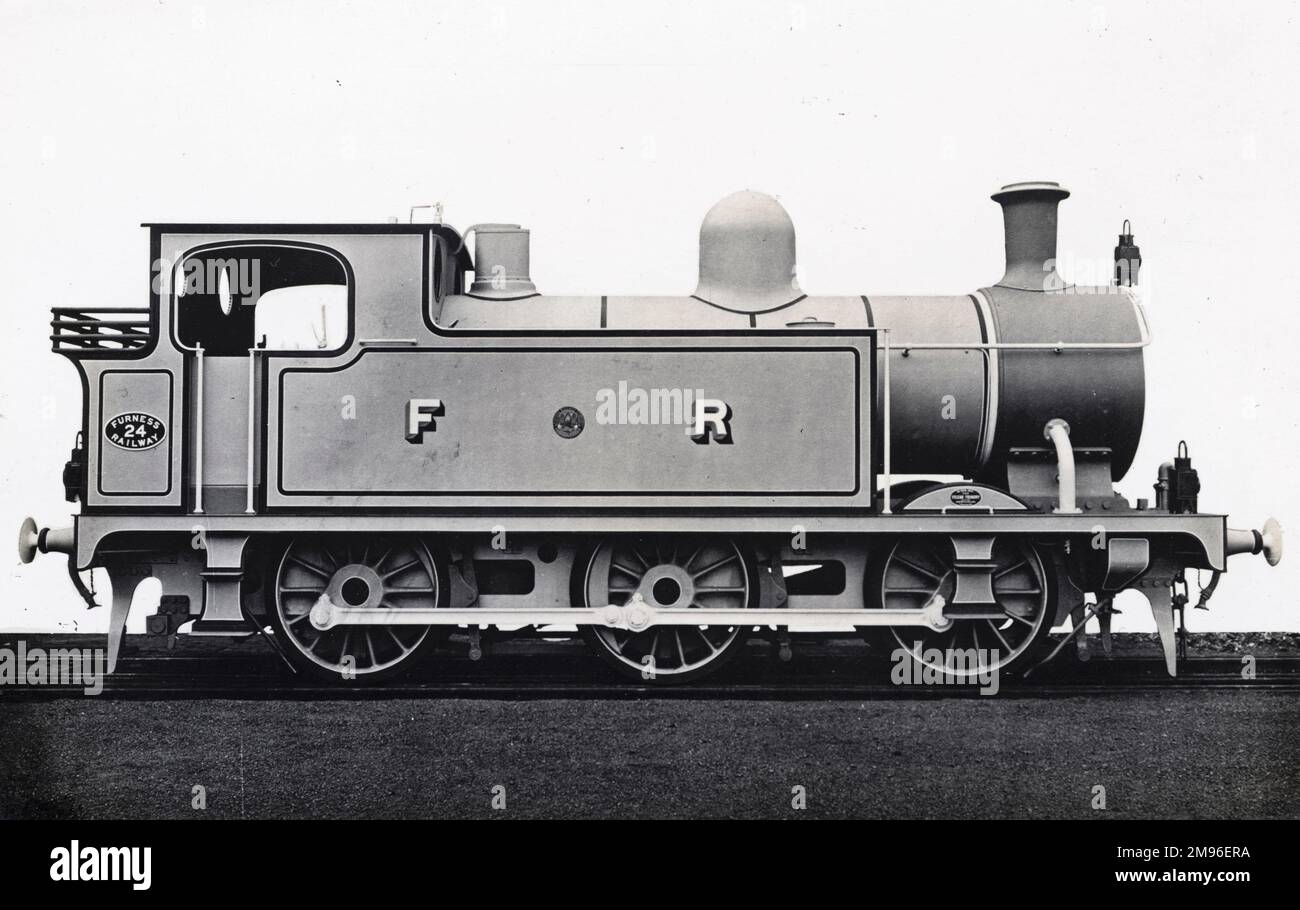 Lokomotive Nr. 24 0-6-0 Stockfoto