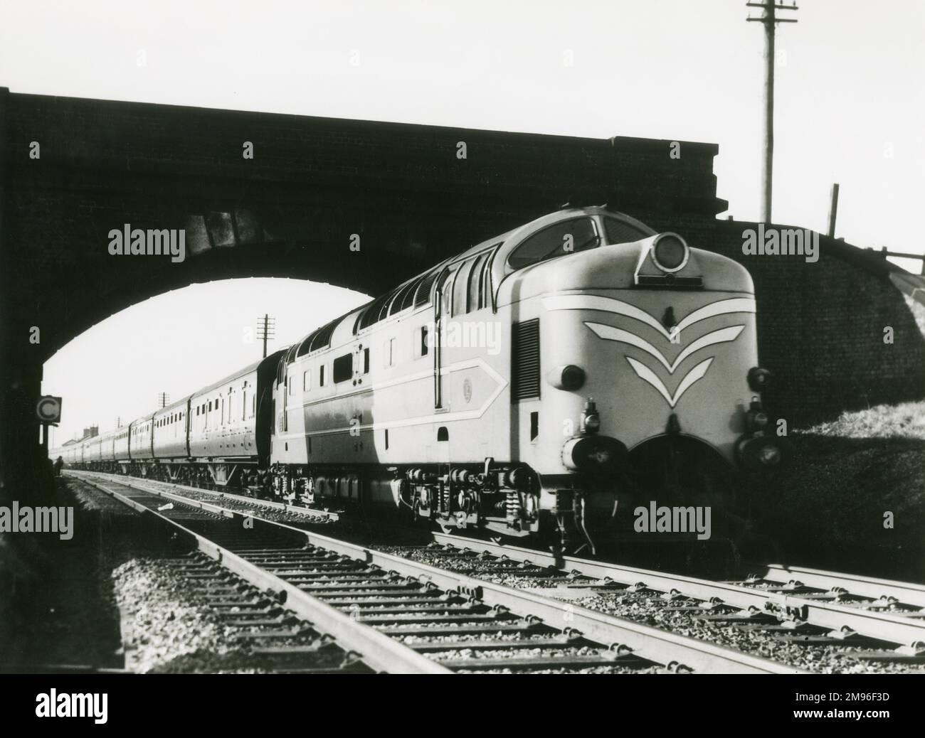 Prototyp English electric Deltic DP1 angetrieben durch zwei Napier Deltic Dieselmotoren Stockfoto