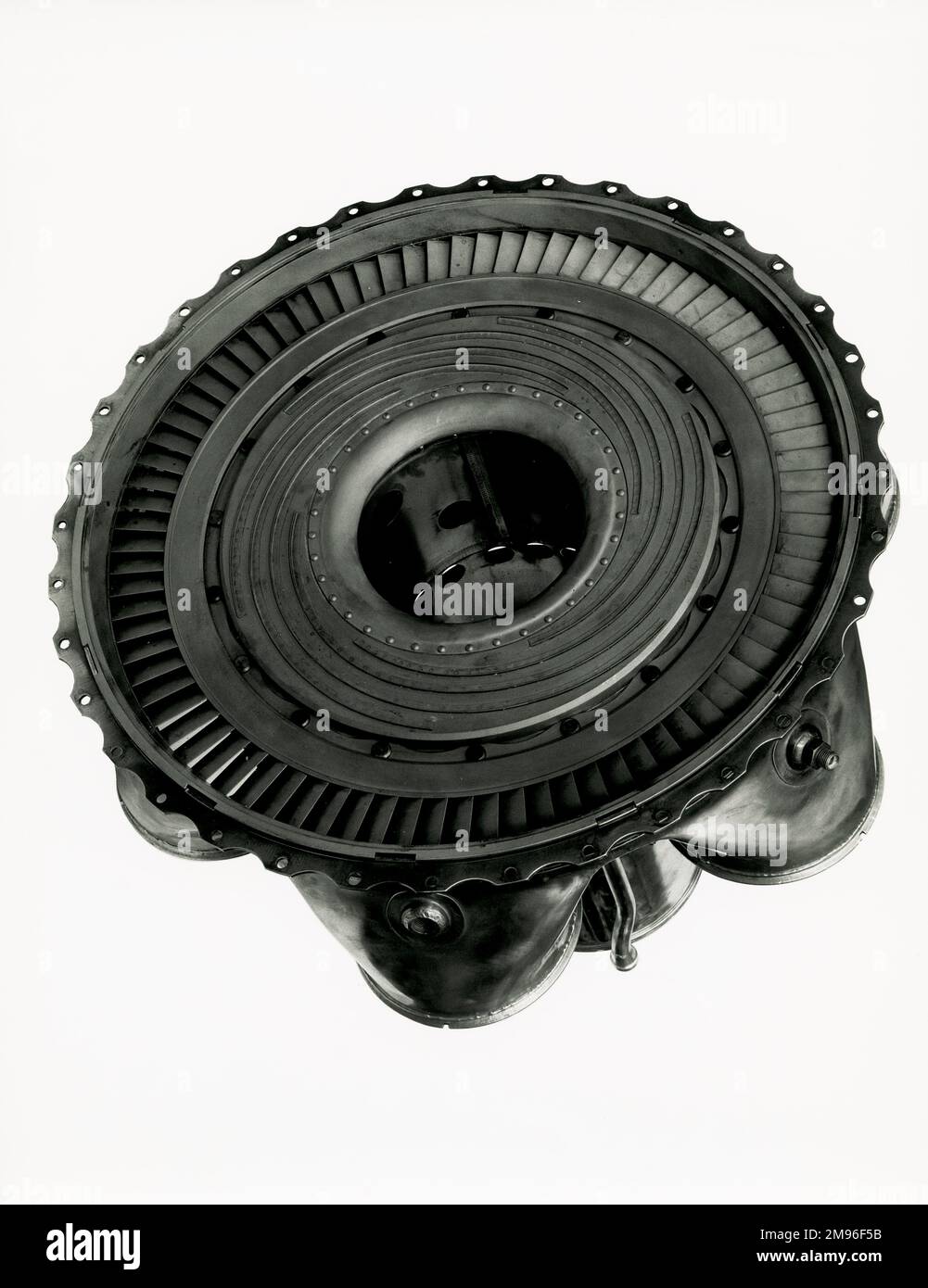 Napier Eland Motor, Turbine Düse, Stufe 1 Stockfoto