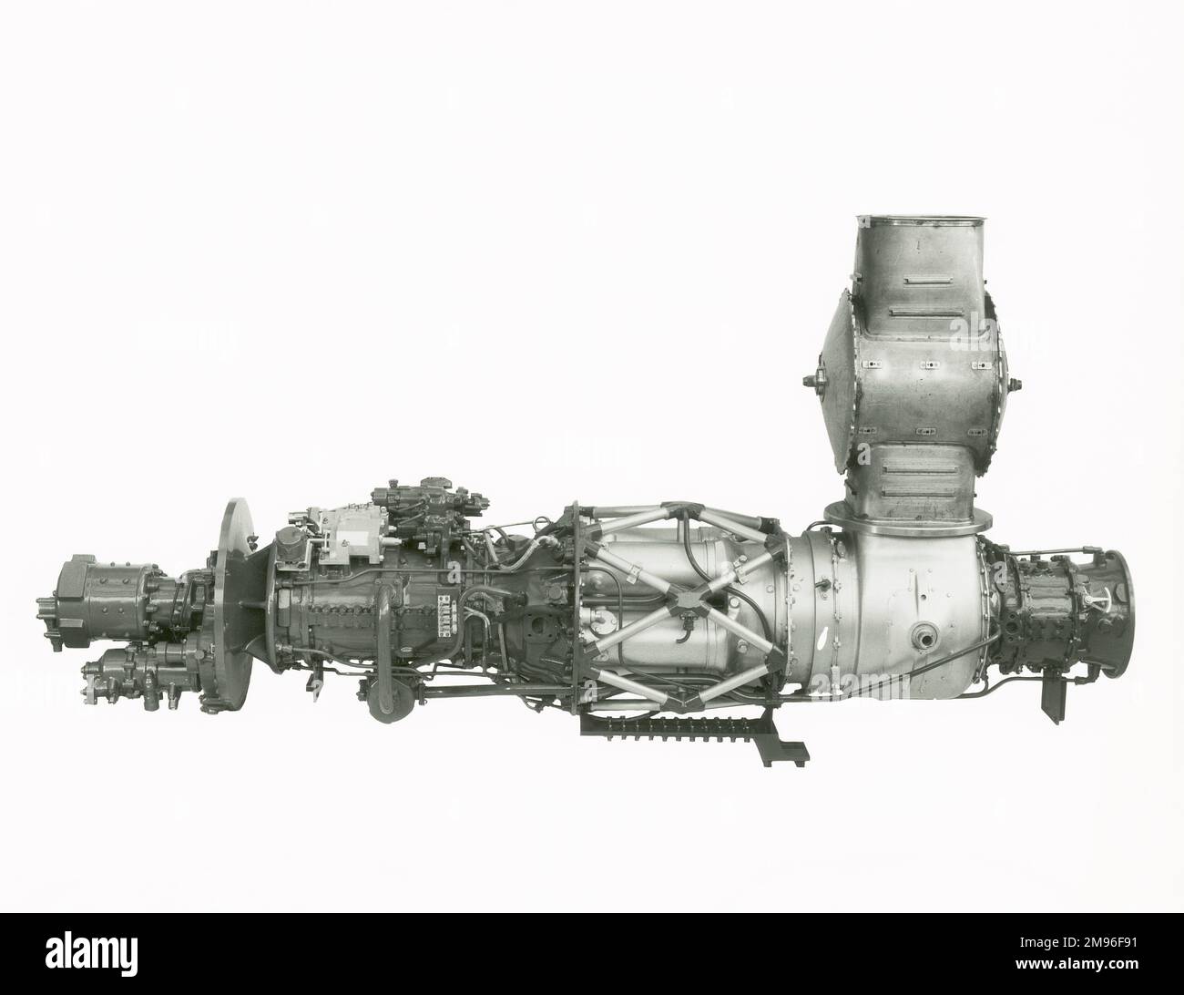 Napier Oryx, Reaktionshubschrauber Gasproduzent mit oberer Gassammelbox Stockfoto