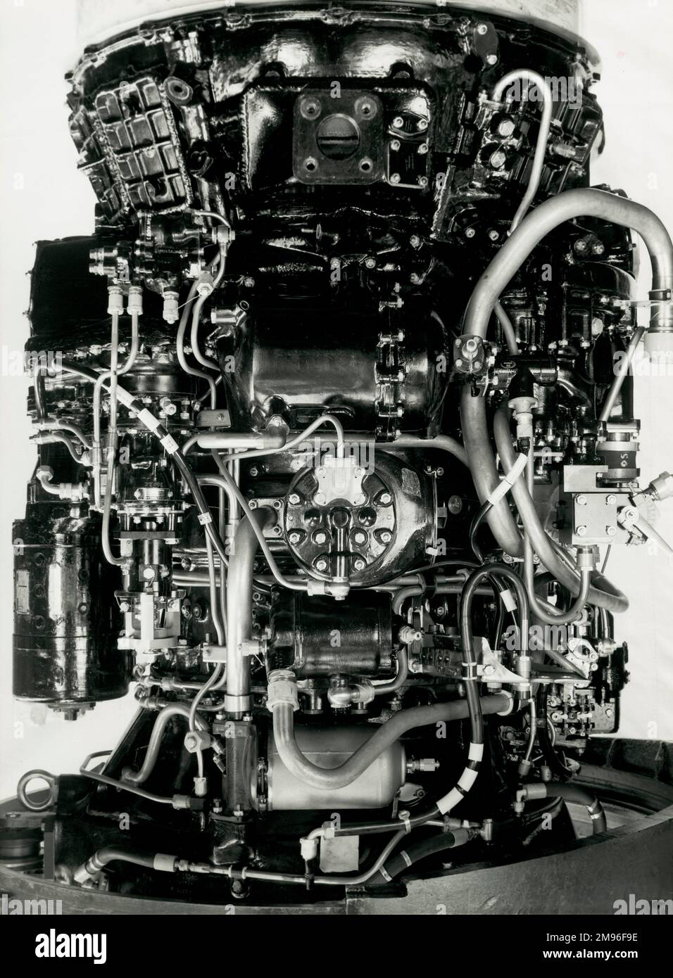 Eland 503 für Westminster Hubschrauber, EL 124 port Motor Stockfoto