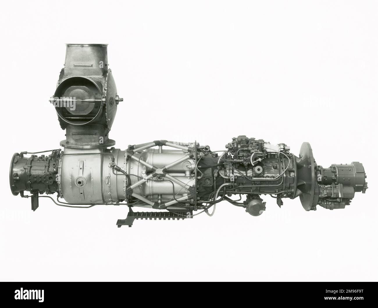 Napier Oryx, Reaktionshubschrauber Gasproduzent mit oberer Gassammelbox Stockfoto