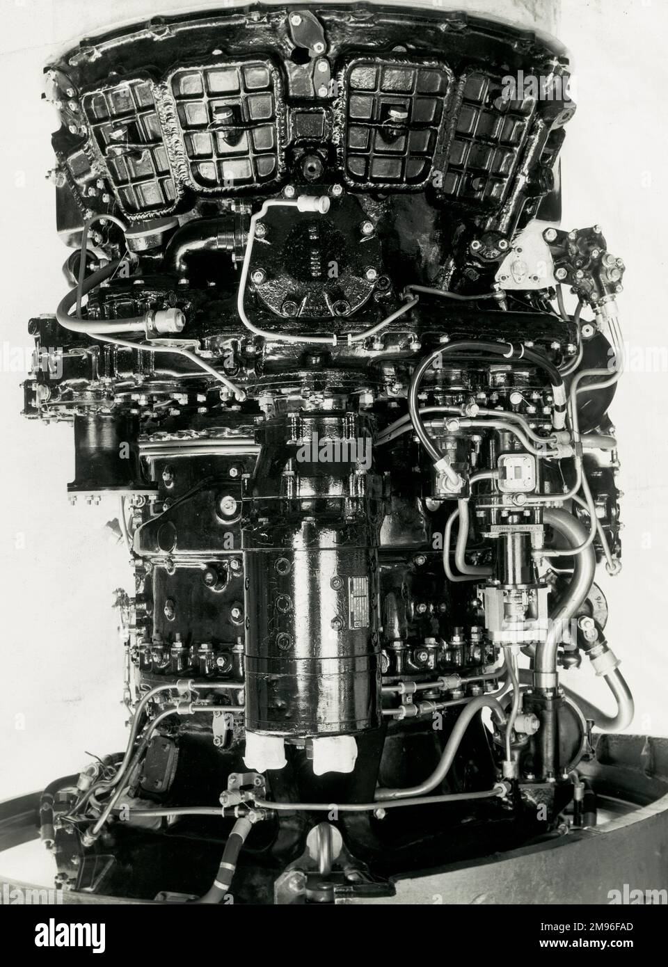 Eland 503 für Westminster Hubschrauber, EL 124 port Motor Stockfoto