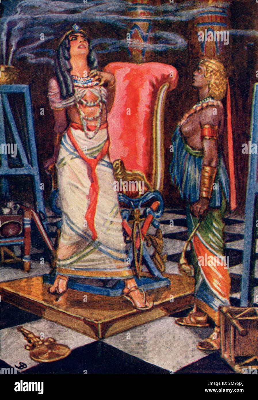 Szene aus der Oper, Aida, von Giuseppe Verdi Stockfoto