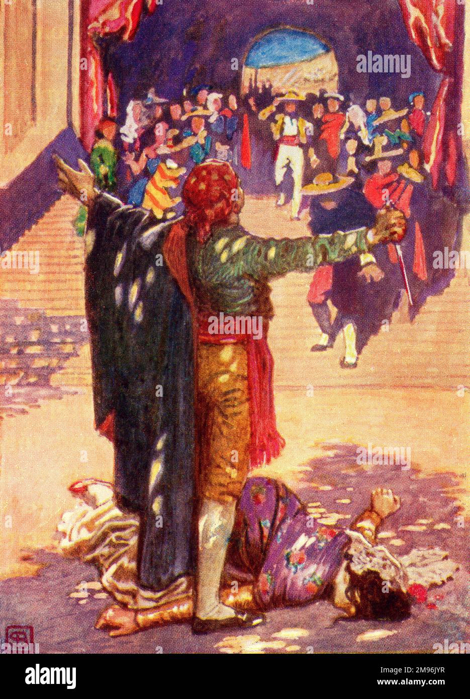 Szene aus der Oper, Carmen, von George Bizet Stockfoto