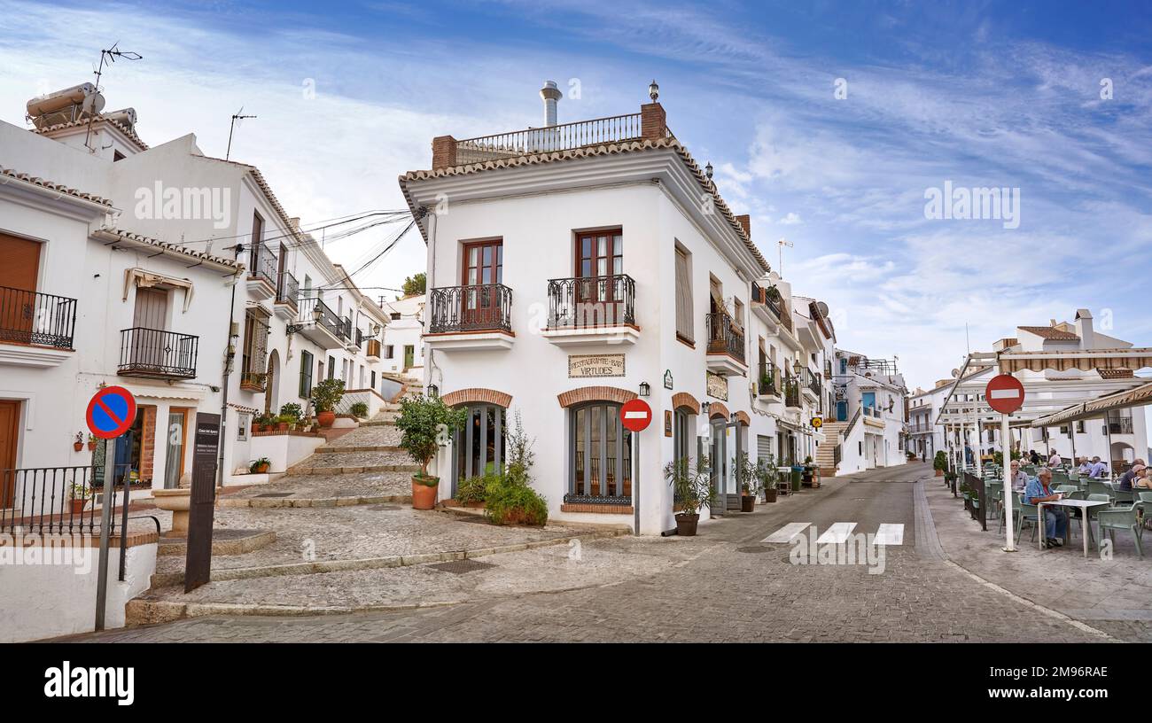 Frigiliana, Andalusien, Spanien Stockfoto