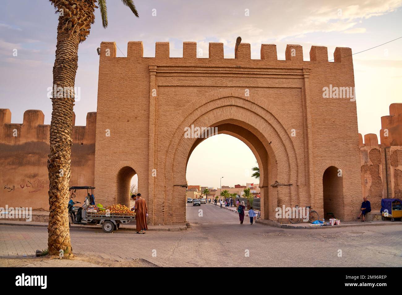 Tor zur Stadt, Taroudant, Marokko, Afrika Stockfoto