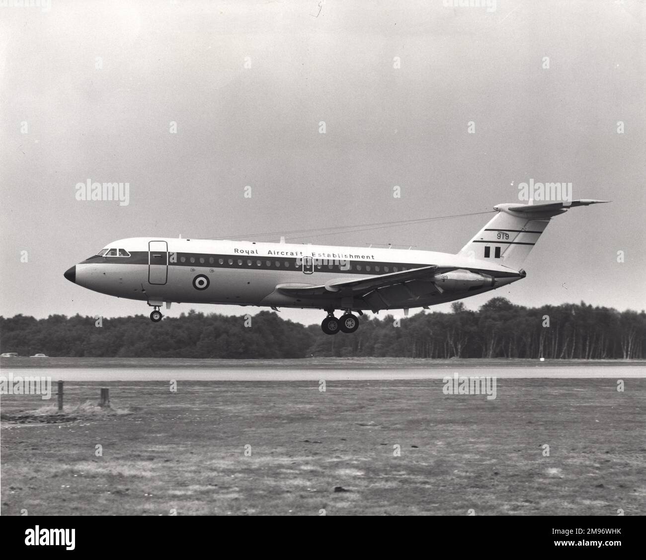 BAC One-Eleven 402, XX919, Royal Aircraft Establishment. Stockfoto