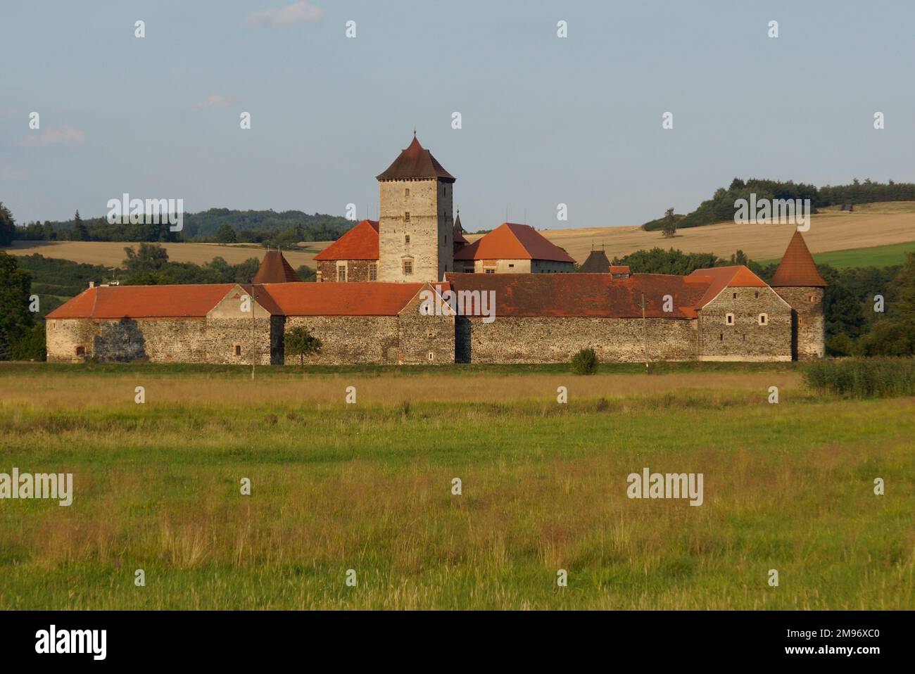 Tschechische Republik, Swjew (Schwihau): Schloss Swjew. Stockfoto