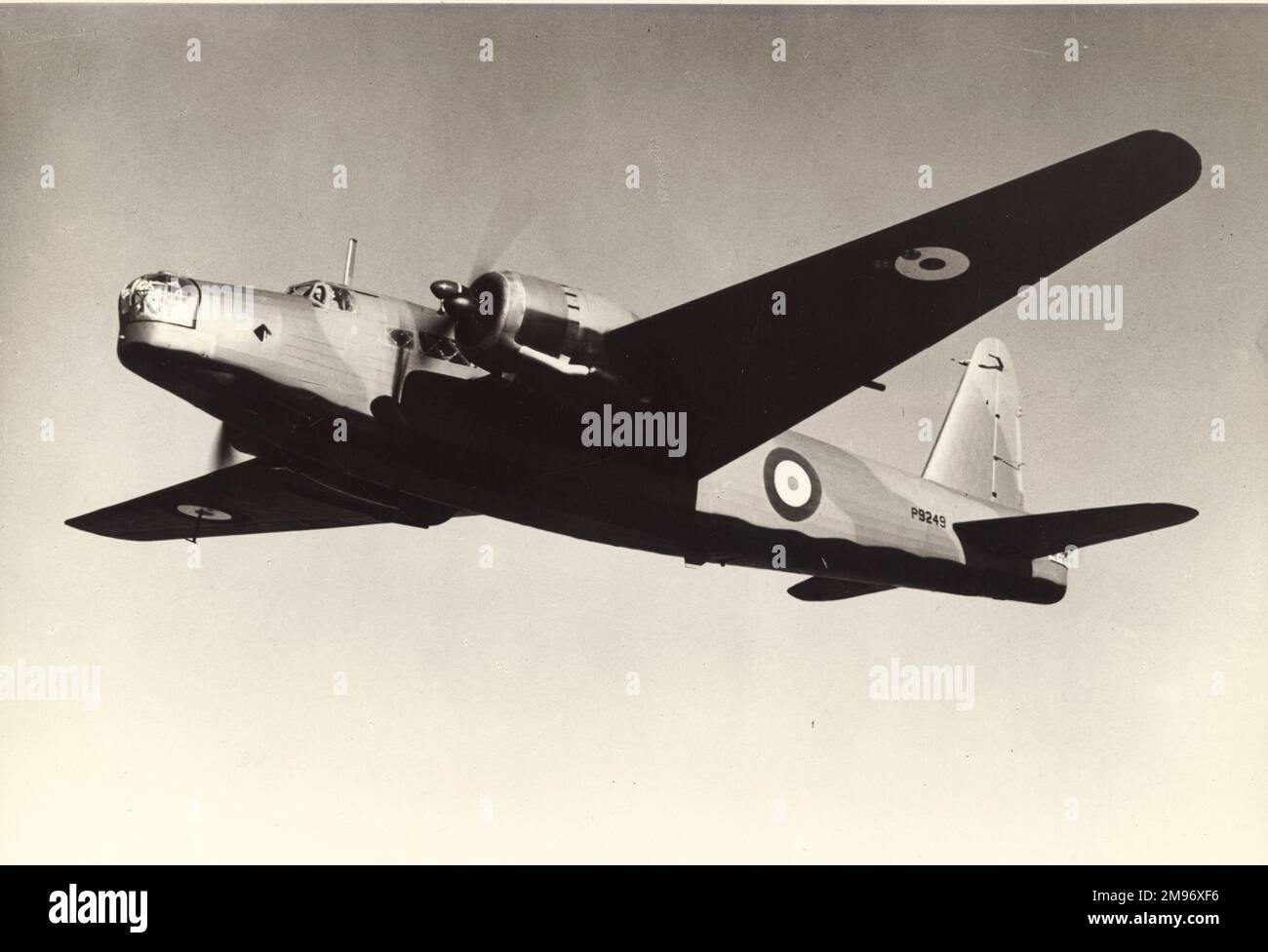 Vickers Wellington IC, P9249, in der Luft. Stockfoto