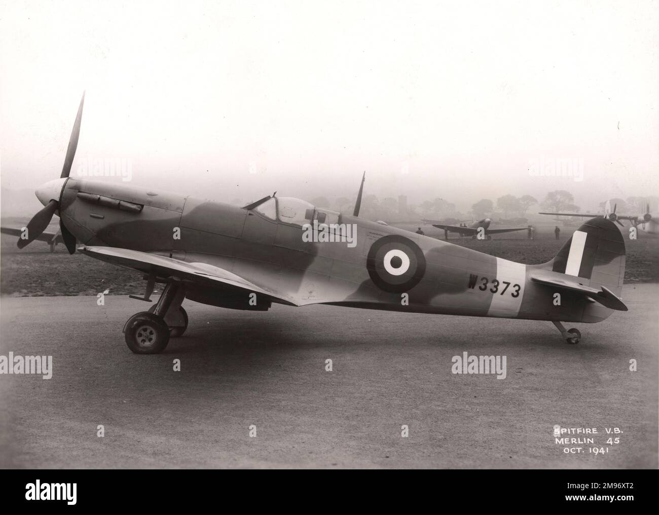 Supermarine Spitfire VB, W3373. Oktober 1941. Stockfoto