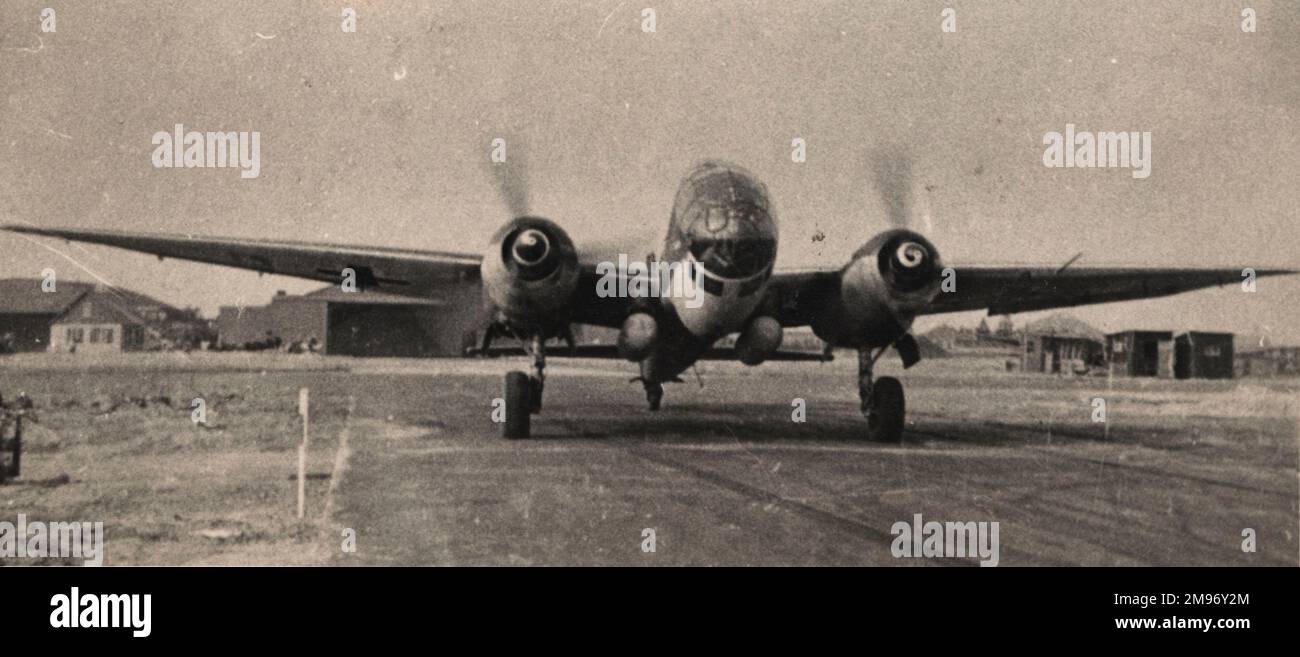 Luftwaffe Junkers, Ju188E-1, fährt. Stockfoto
