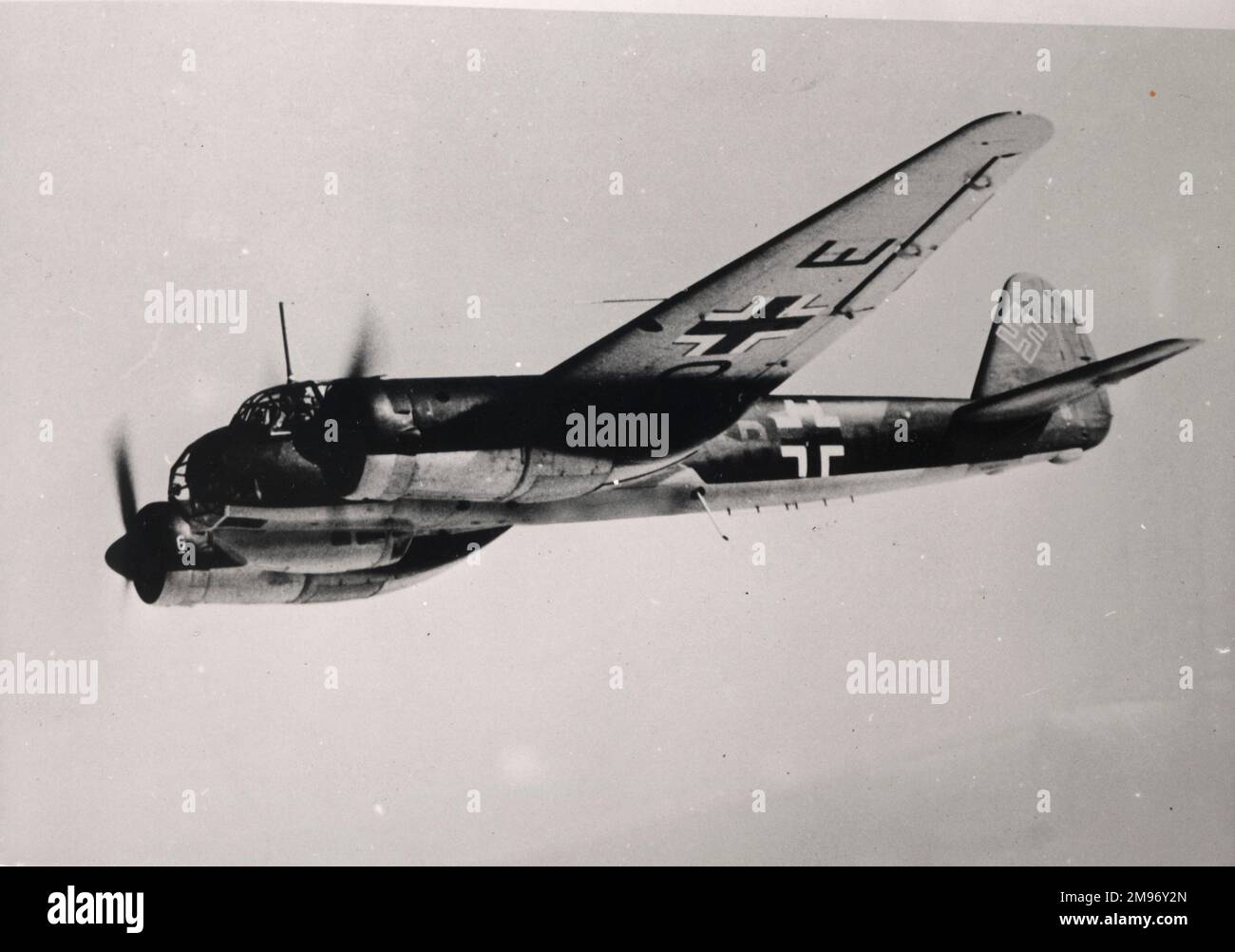 Junkers Ju88A-4 im Flug. Stockfoto