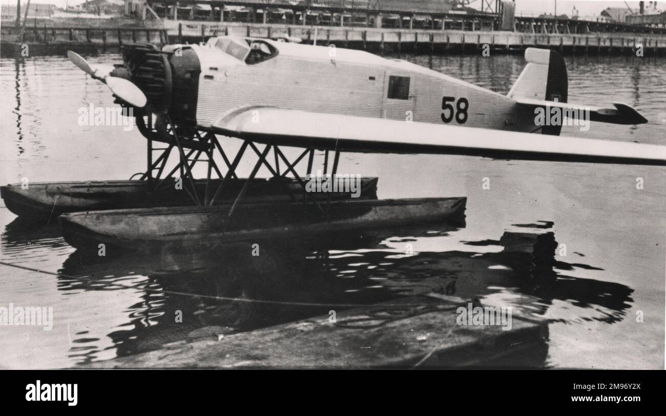 Dieser Junkers K43 wurde von einem Armstrong Siddeley Panther Radial angetrieben. Stockfoto