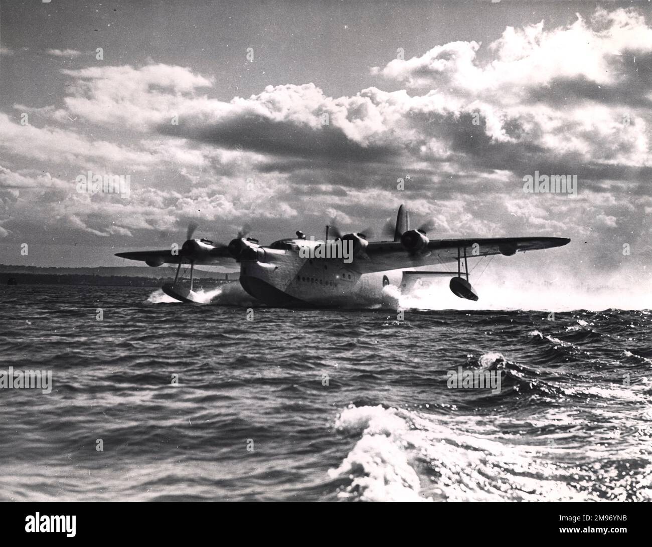 Short Sunderland. Stockfoto