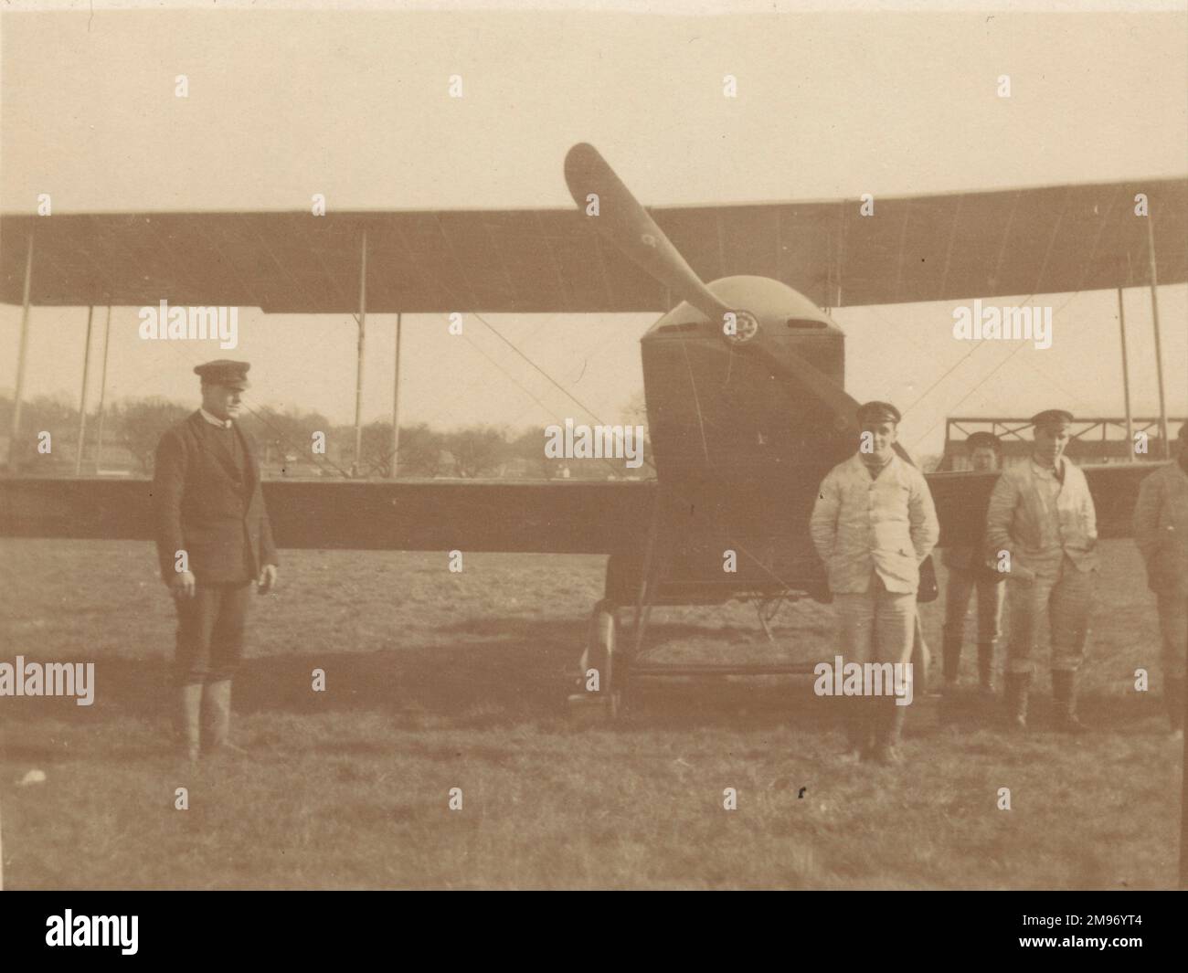 Sopwith Zweisitzer Scout „Spinning Jenny“. Stockfoto
