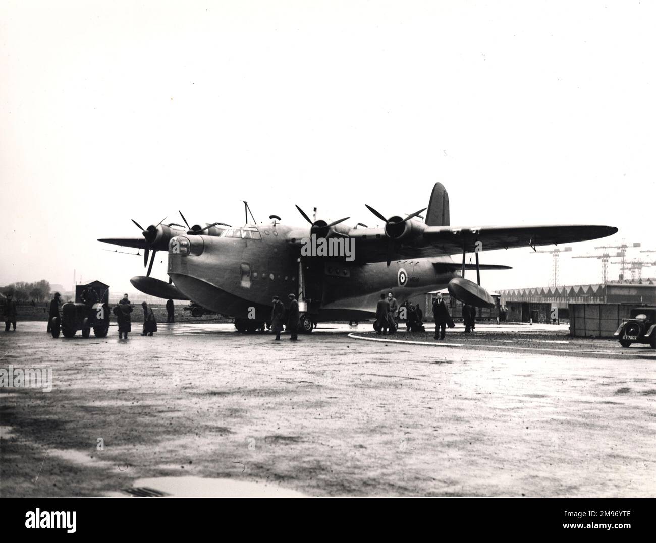 Short Sunderland. Stockfoto