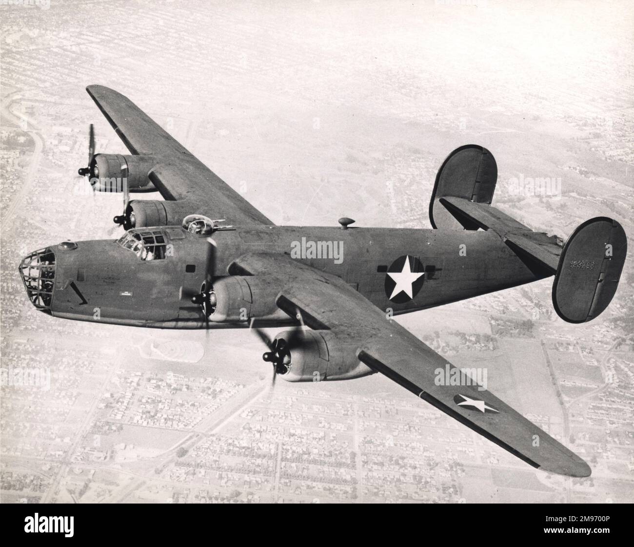 Konsolidierter B-24D-Liberator. Stockfoto
