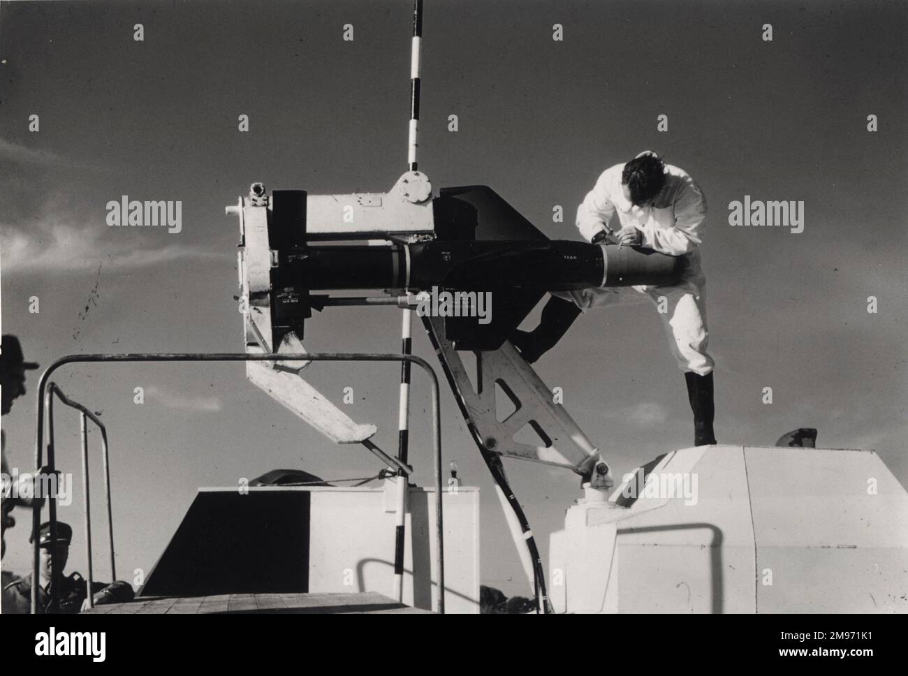 Malkara-Panzerabwehrrakete mit Drahtführung. November 1972. Stockfoto