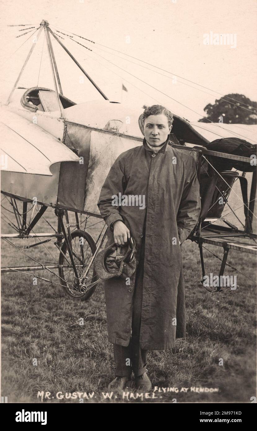 Gustav W. Hamel. Stockfoto