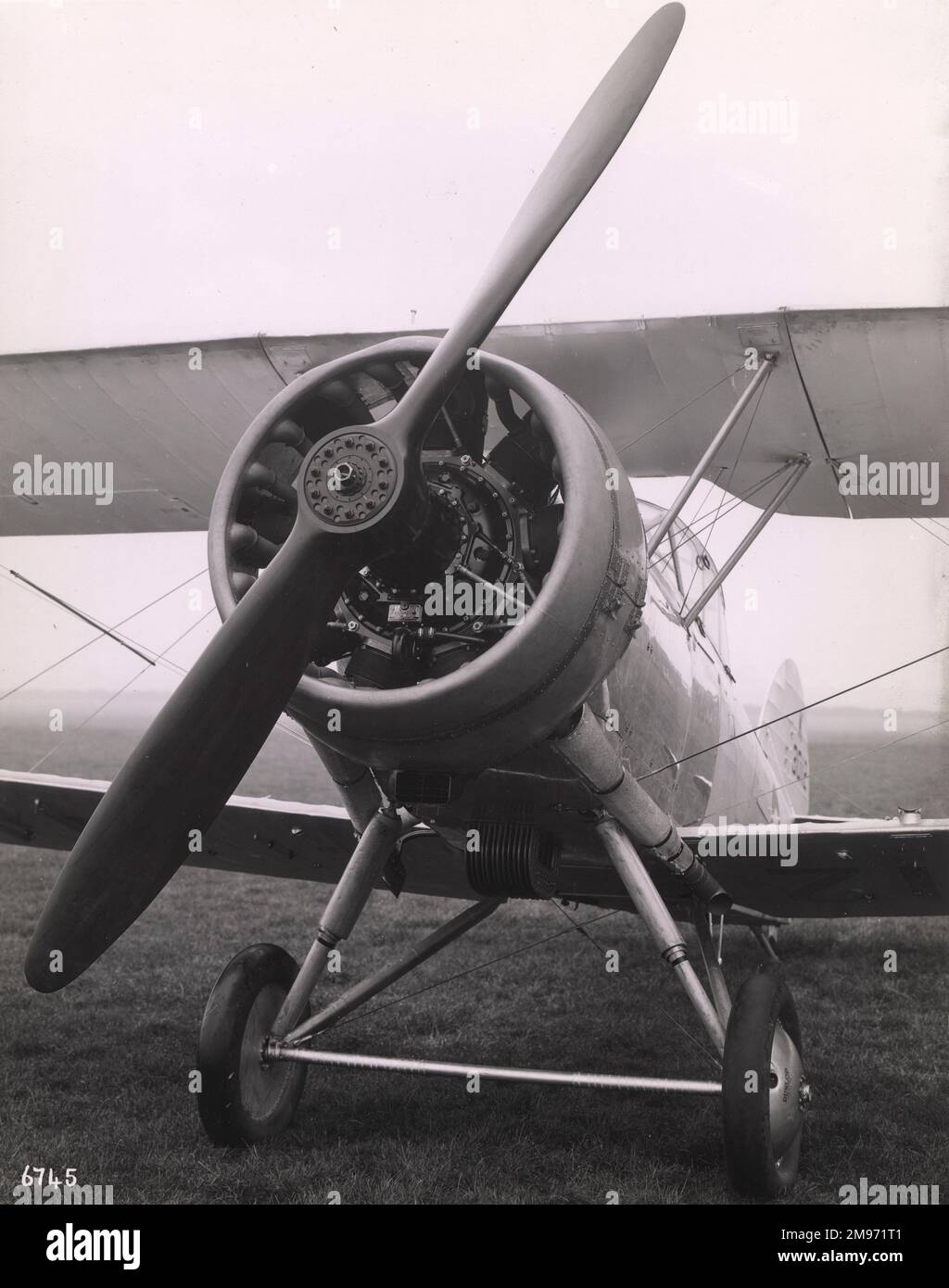 Hawker Hart, K3012, wurde mit einem Bristol Perseus-Radialreifen in einer Townsend-Verkleidung und einem geschlossenen Cockpit ausgestattet und für Kältetests in Kanada verwendet. Stockfoto