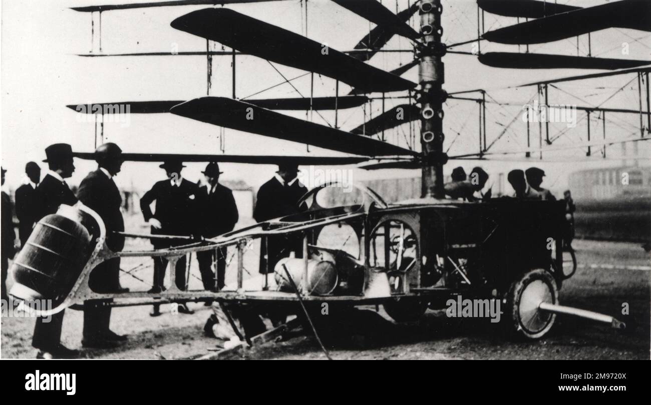 Pescara-Hubschrauber von 1923. Stockfoto