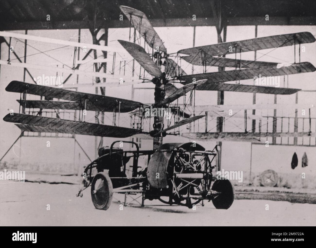 Pescara-Hubschrauber von 1923. Stockfoto