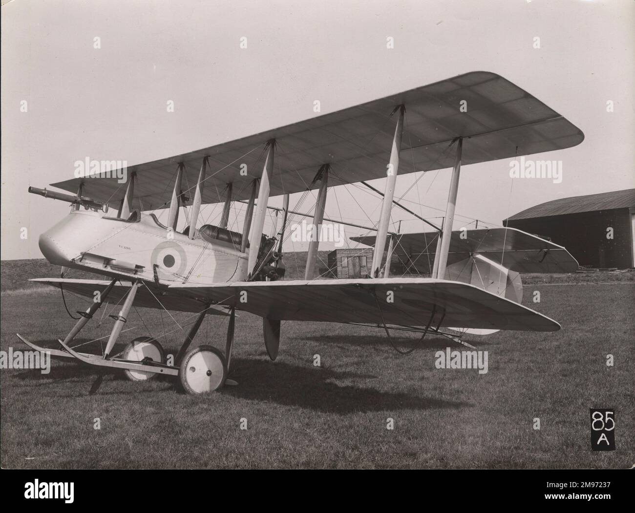 Ein vickers fb5s modifiziertes maschinengewehr mit nase Fotos und
