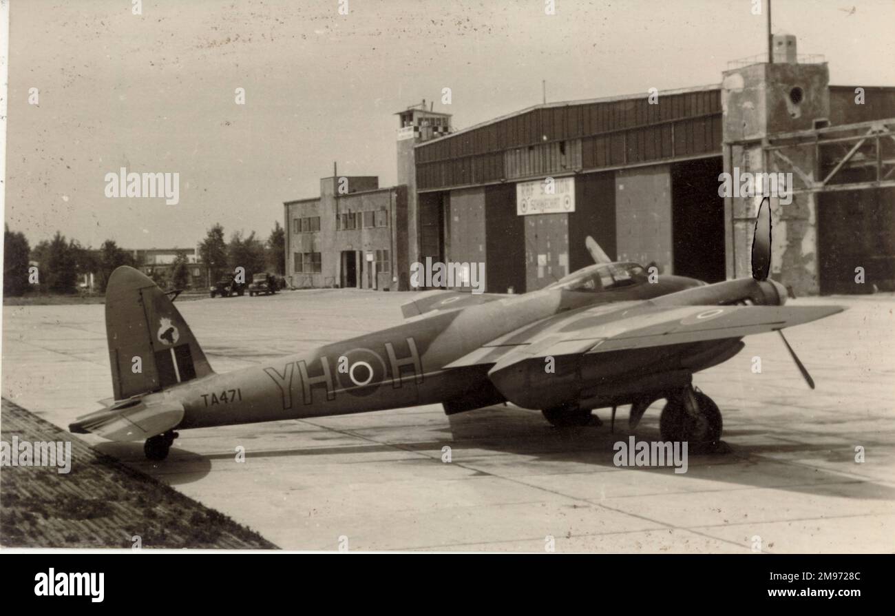De Havilland Mosquito FBVI, TA471, im Sommer 1947. Stockfoto