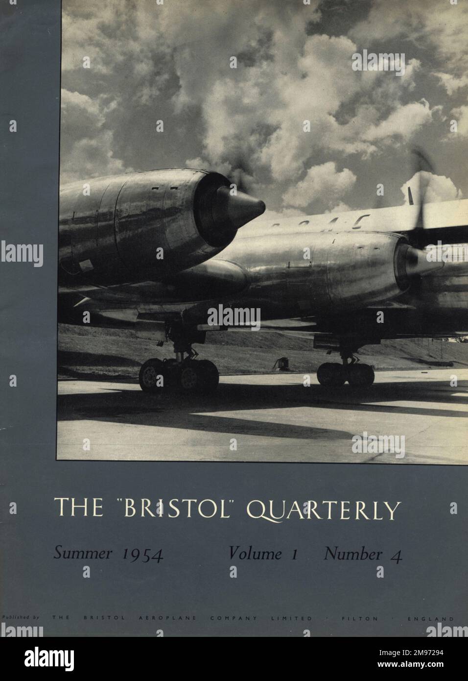 Die Titelseite des „Bristol“ vierteljährlich, Frühjahr 1954, 1 (4). Stockfoto