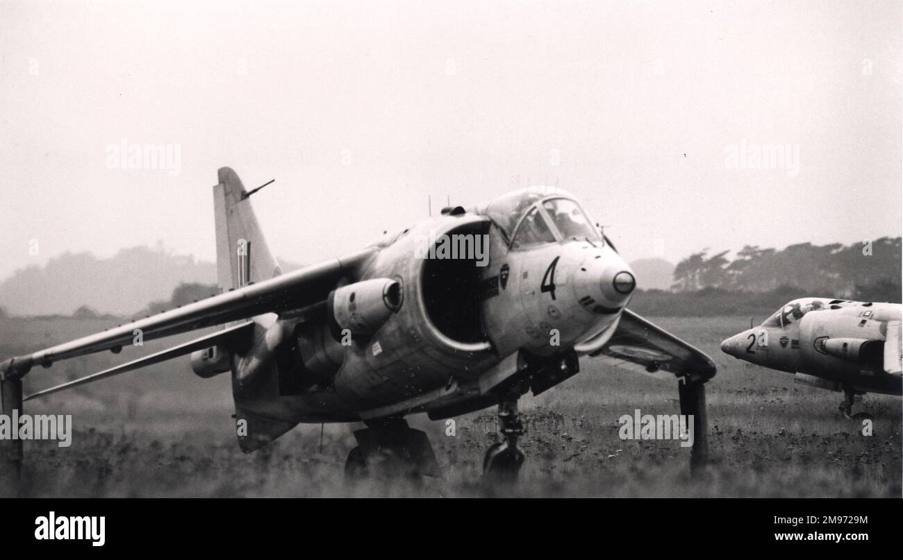 Hawker Siddeley Kestrel FGA1s. Stockfoto