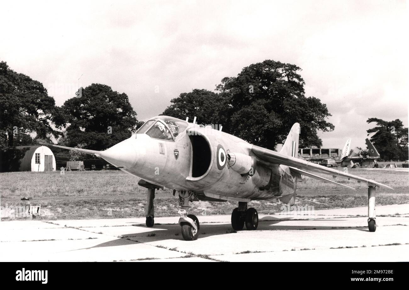 Ein Flugzeug der ersten Entwicklungsserie von Hawker Siddeley P.1127RAF (später Harriers genannt) XV276. Stockfoto