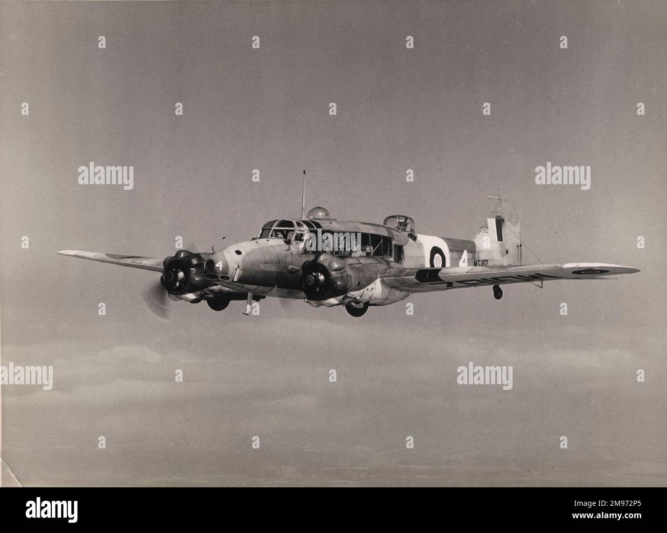 Avro Anson I, MG182. 1942. Stockfoto