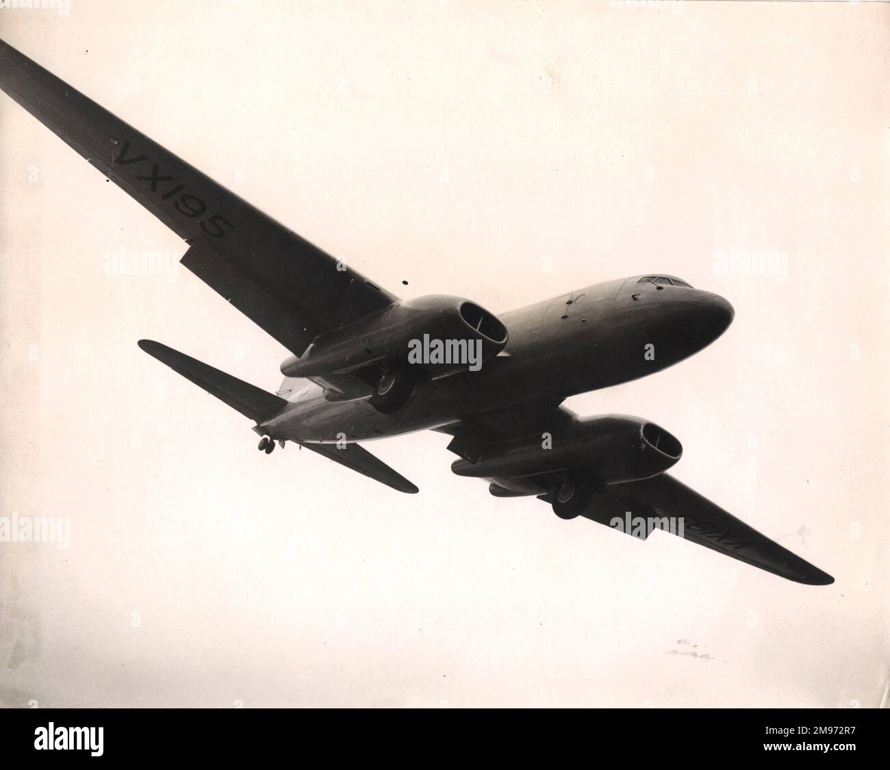 Avro Tudor 8, VX195, in Farnborough 1948. Stockfoto