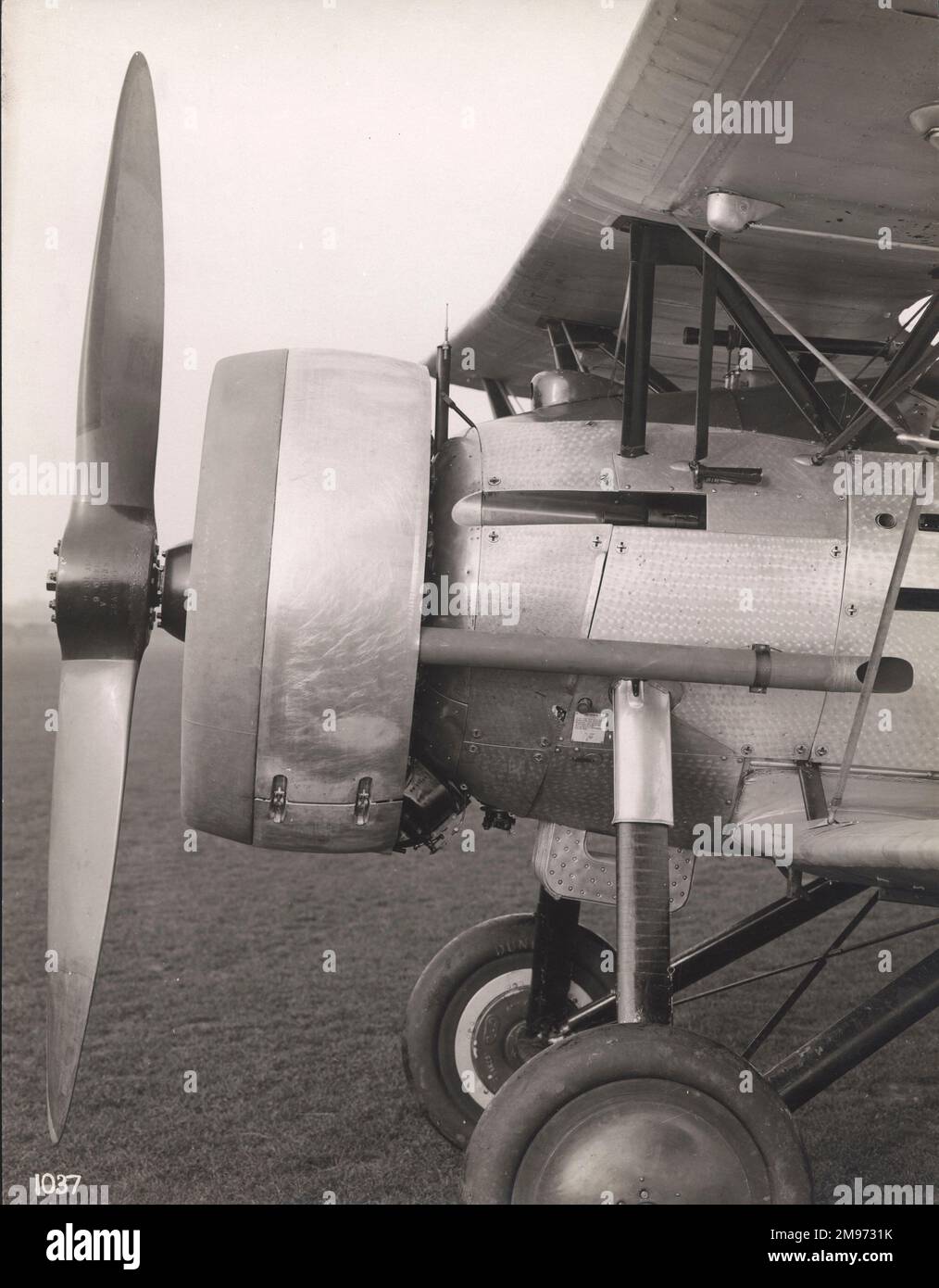 Bristol Bulldog IVA, K4292, früher R-7, ausgestattet mit einem Quecksilber M45II Radial in einer Townend-Verkleidung. Stockfoto