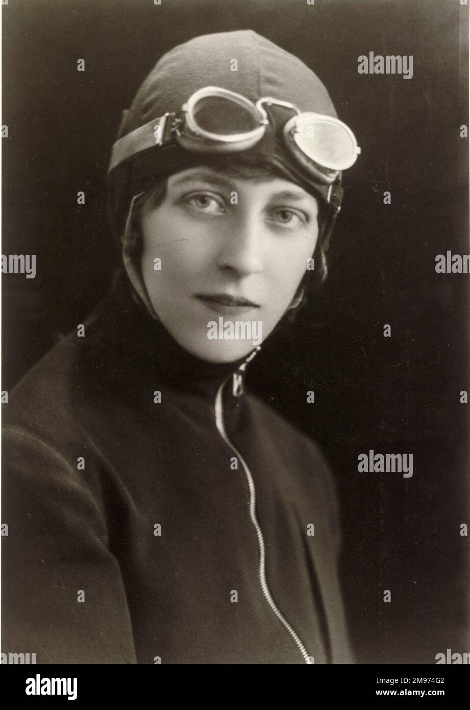 Amy Johnson, 1903-1941. Stockfoto