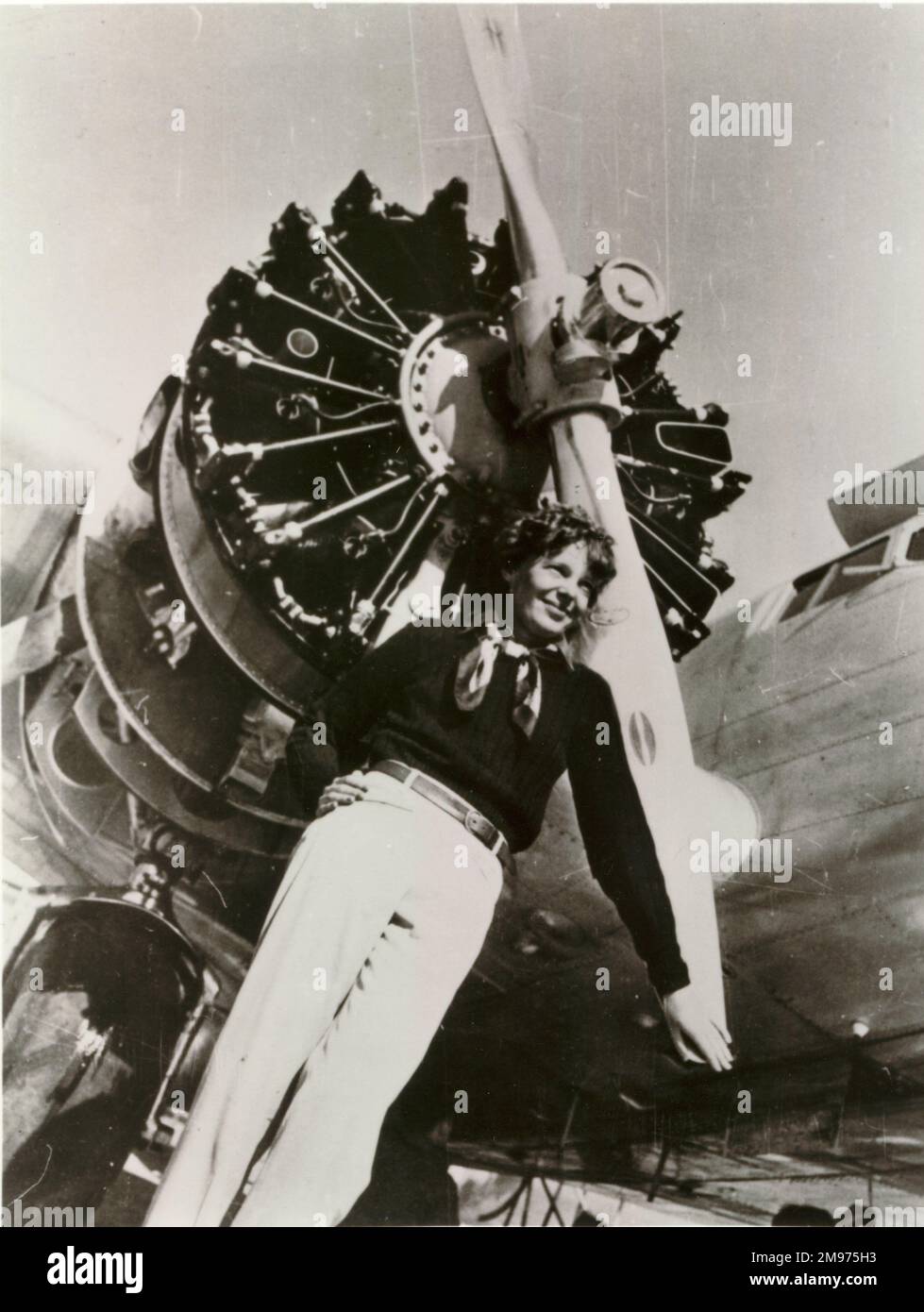 Amelia Earhart, 1897-1937. Stockfoto