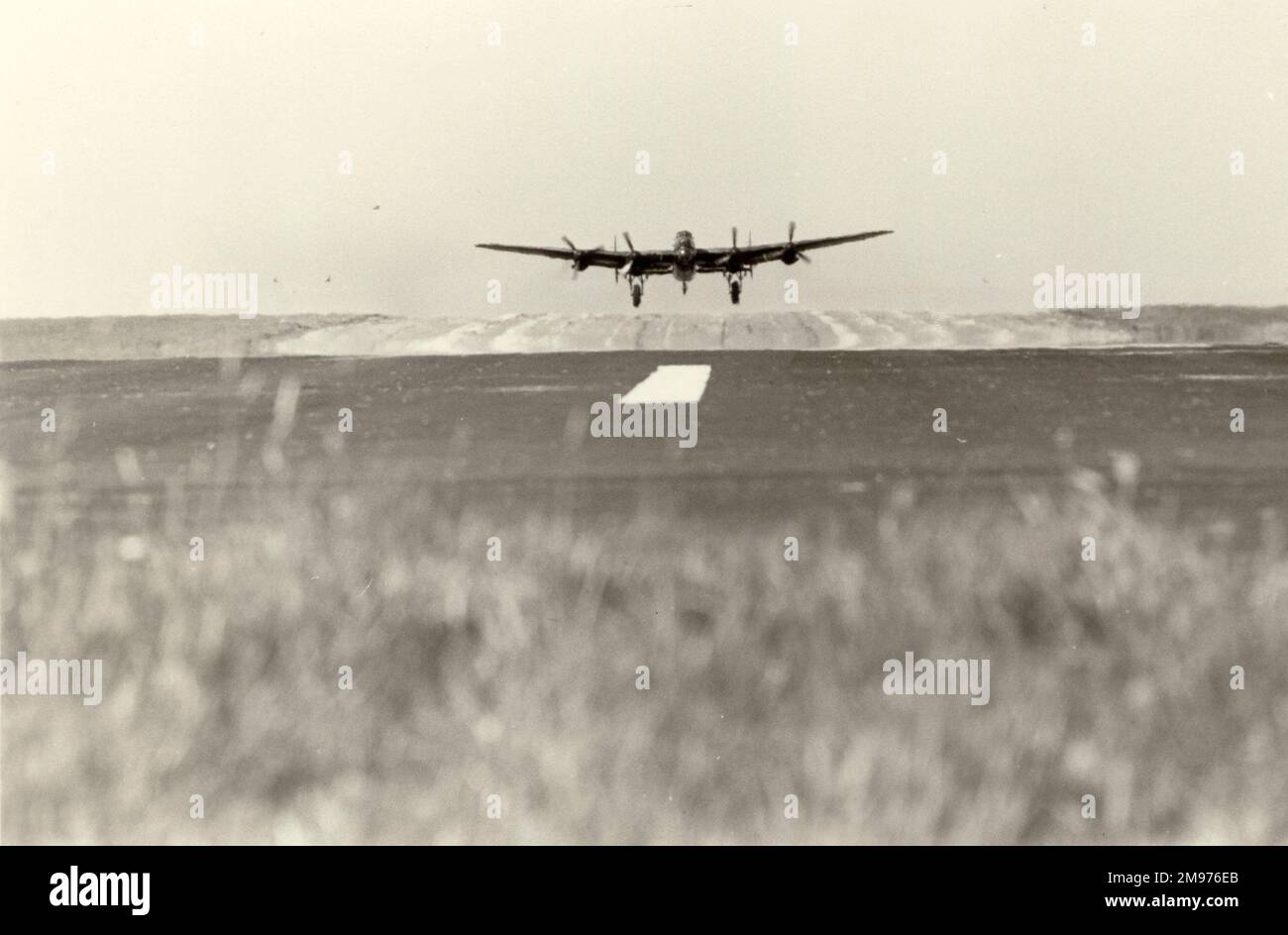 Avro Lancaster, PA474, von The Battle of Britain Memorial Flight. James Gilbert Foto. Stockfoto