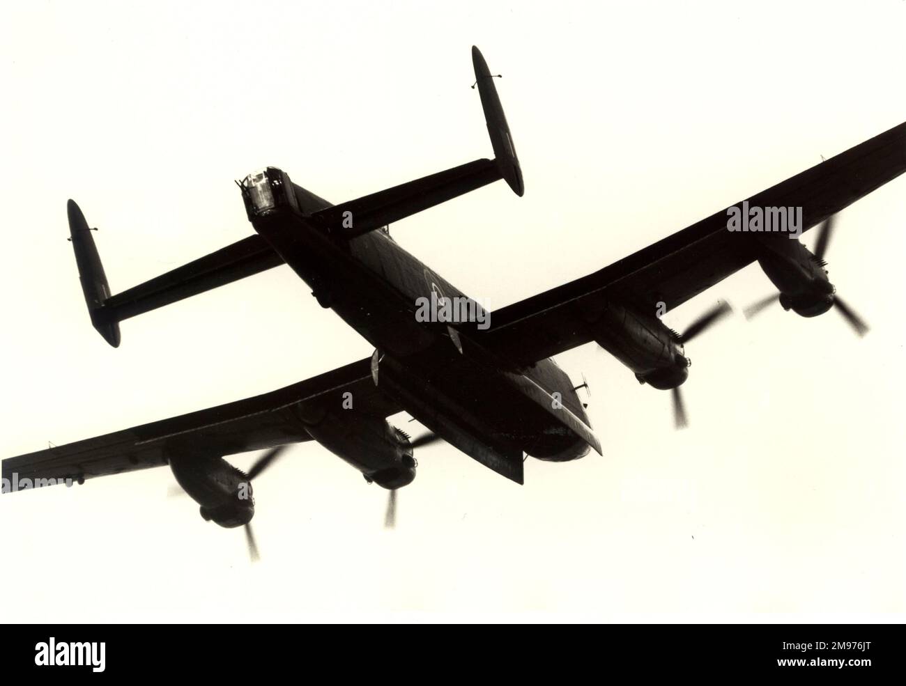 Avro Lancaster, PA474, von The Battle of Britain Memorial Flight. James Gilbert Foto. Stockfoto