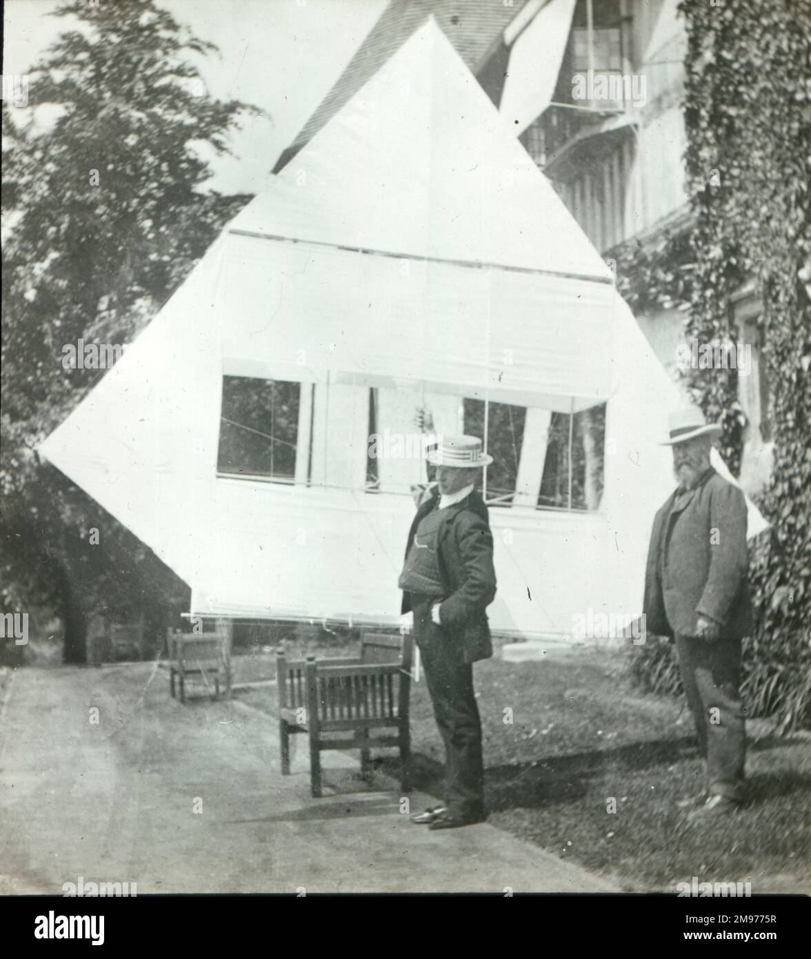 Ein Baden-Powell-Drachen. Stockfoto