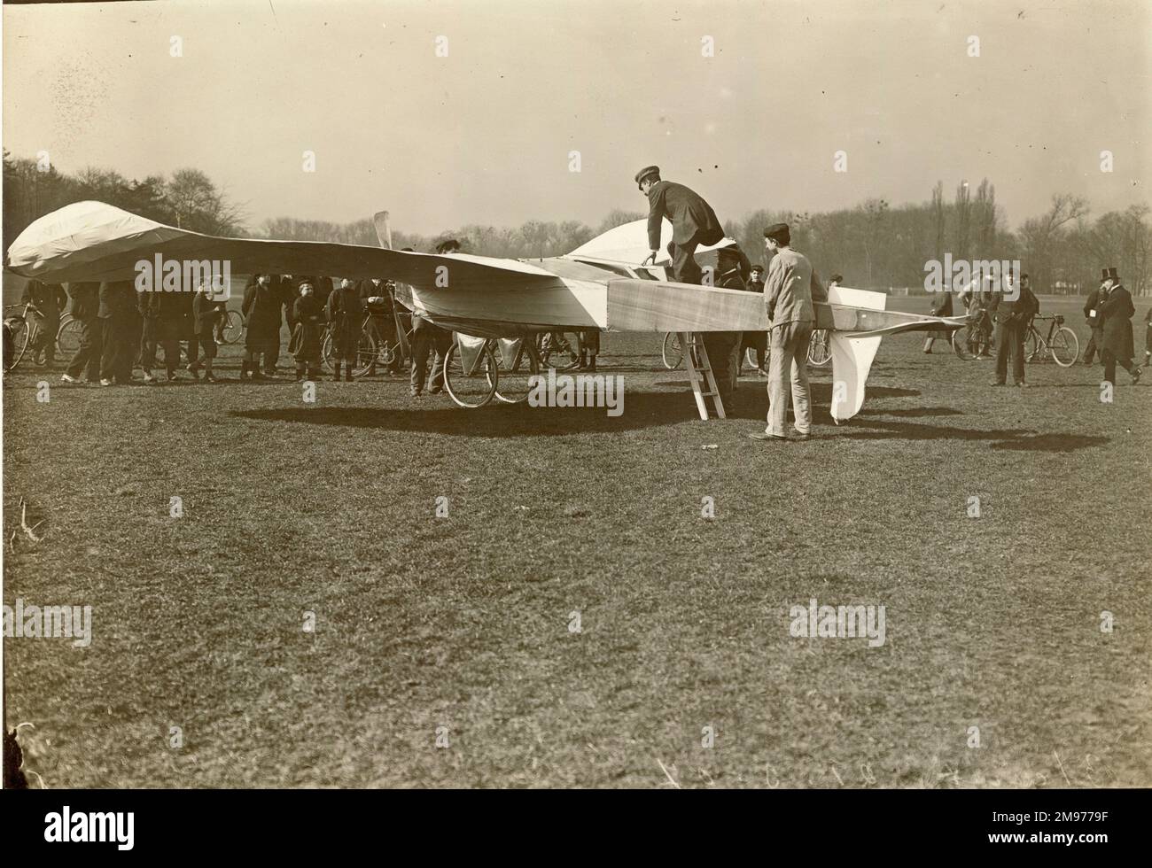 Blériot V in Bagatelle, 27. März 1907. Stockfoto
