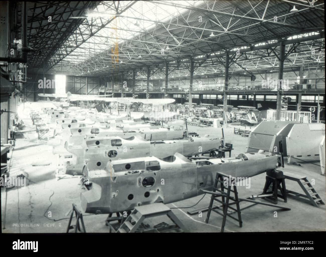 Blackburn B-6 Haie in Produktion. Stockfoto